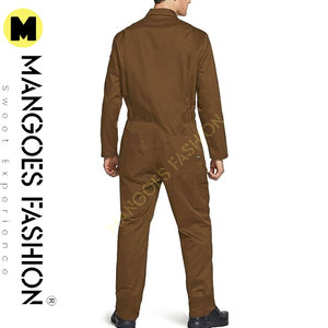 Men's Zip-Front Waterproof ANSI Class 1 Safety Coverall Stain Wrinkle Resistant Work Jumpsuit Cotton-Polyester-Silk Fabric Multi - Product Image 2
