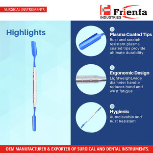 Espátula Doble Recubierta de Titanio para Implantes Dentales, Herramienta para Injertos Óseos, Aplicador Quirúrgico de Relleno Óseo - Product Image 4