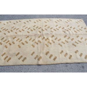 5.2x9.2 ft Turkish Vintage Rug, Large Rug, <b>Brown</b> <b>Wool</b> Rug - Product Image 3