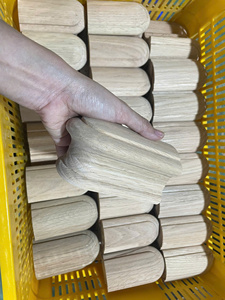 ราวจับบันไดไม้เมเปิลแข็ง ทนทาน ติดตั้งง่าย ปรับได้ ทันสมัย เรียบง่าย เป็นมิตรกับสิ่งแวดล้อม อะไหล่ราวจับ-ปลายราวจับแบบกลับด้าน สำหรับใช้ภายในอาคาร - Product Image 5