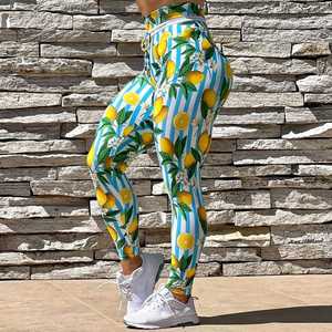 Meilleure vente de leggings XL personnalisés pour femmes grande taille ODM fournir des pantalons pour filles impression par sublimation dernière conception services OEM - Product Image 4
