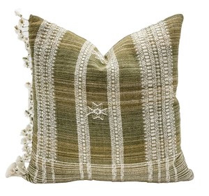 Coussins texturés neutres en laine, fabriqués artisanalement, taille personnalisée, doux au toucher, décor en laine de qualité supérieure, salon, chambre à coucher - Product Image 4