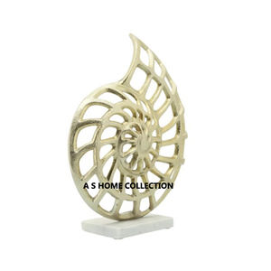 Escultura chapada en plata de forma única de Metal de aluminio hecho a mano de tendencia alta exigencia por Artesanías acento para el hogar - Product Image 3