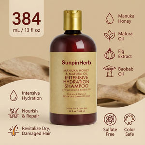 Shampooing hydratant au miel de Manuka, huile de Mafura et beurre de karité pour cheveux naturels très secs, bouclés et crépus - Product Image 4