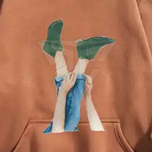 Sudadera con Capucha de Diseño, de Algodón/Poliéster de Buena Calidad, Transpirable, de Secado Rápido, con Cierre, para Hombre, Invierno, MOQ Bajo, DTG - Product Image 6