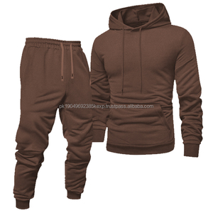 Ensemble survêtement personnalisé pour homme, imprimé, jogging, sport, 2025, survêtement en coton lourd, sweat à capuche surdimensionné pour homme - Product Image 3