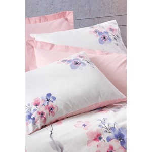 Jayda <b>Pink</b> Single Duvet Cover Set Cotton Box Model with Floral Pattern for Home Use - Product Image 3