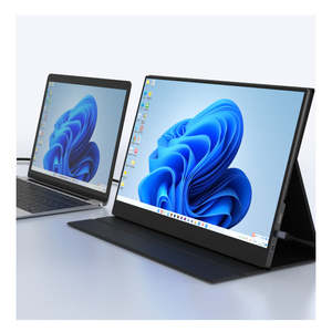 Monitor Portátil de 15.6 Pulgadas, Pantalla LED Full HD, Pantalla Ancha para Juegos, USB, 1080P, con Panel IPS para Computadora Portátil y Dispositivos Móviles - Product Image 3