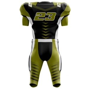 Vêtements de sport personnalisés, ensemble maillot et pantalon pour équipe, taille plus, kit d'équipe en sublimation intégrale, uniforme de football américain - Product Image 4
