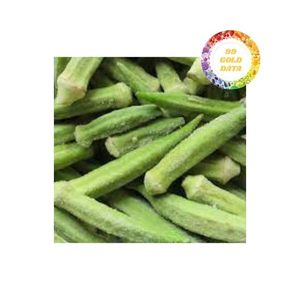Okra congelada de Vietnam con textura suave de sabor natural fresco y calidad constante para el mercado de exportación de verduras congeladas - Product Image 1