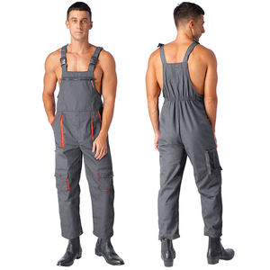 Pantalon à bavette de mécanicien résistant aux flammes combinaison à bretelles personnalisée pantalon de combinaison décontracté pantalon à bavette cargo body pour hommes - Product Image 3