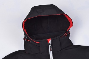 Veste Softshell de Travail Extérieure avec Logo Personnalisé, Col Debout, Logo Avant, Imperméable, Coupe-Vent, Polyester, Veste d'Hiver pour Hommes - Product Image 2