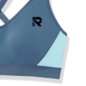2025 Premium haute qualité personnalisé Logo impression sport soutien-gorge haut de gamme couleur unie entraînement Gym soutien-gorge pour les femmes de grande taille - Product Image 1
