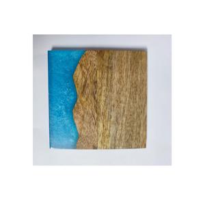 Sous-verres de conception différente pour verres à faible coût sous-verres de tasse d'eau en bois et en résine de taille personnalisée pour la maison forme personnalisée - Product Image 6