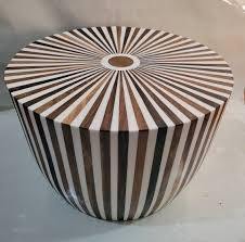 Tabouret latéral de table d'incrustation de bois de résine pour la console d'incrustation d'os de taille personnalisée - Product Image 6