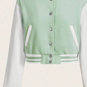 Vestes pour femmes High Street du Pakistan Varsity Jacket avec tenue décontractée Crop Top Women Varsity Jacket - Product Image 5