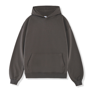 Sudadera con Capucha Unisex de Invierno para Hombre, Nueva Moda, 100% Algodón, Felpa Ecológica, Talla Grande, Color Sólido, Logotipo Personalizado, Secado Rápido - Product Image 3