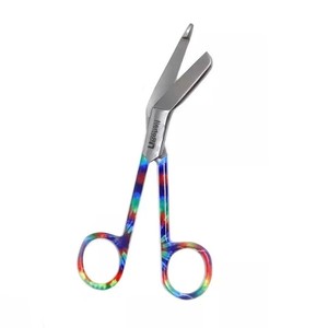 Custom Engraved Personalized Stainless Steel Haemostat Forceps & Bandage <b>Scissors</b> 5.5 Colourful <b>Floral</b> Print - Product Image 5
