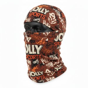 บาลาคลาวาผู้ชาย คุณภาพสูง 180 GSM โพลีเอสเตอร์ สแปนเด็กซ์ ไมโครไฟเบอร์ ไร้รอยต่อ เนื้อนุ่ม สีน้ำตาล  รับสกรีนโลโก้ทั่วทั้งชิ้น - Product Image 3