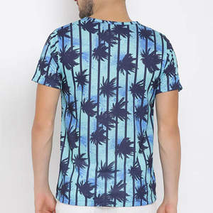 T-shirts de sport pour hommes en sublimation, entraînement physique, séchage rapide, t-shirts de sport pour hommes en sublimation, polyester et élasthanne, confortables pour un usage quotidien - Product Image 3