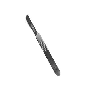 Mango de bisturí Acero inoxidable Venta al por mayor Instrumentos quirúrgicos Hoja de bisturí Mango de bisturí de acero inoxidable - Product Image 5