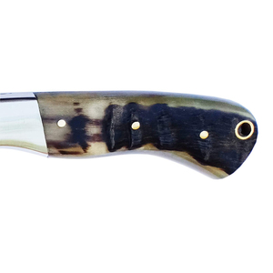 Cuchillo de Caza Profesional de Acero de Damasco de Buena Calidad en Acero de Alta Calidad y Mango de Madera para Venta Logotipo Personalizado OEM - Product Image 4