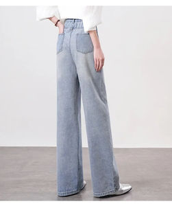 Top Selling High Quality Stretch <b>Baggy</b> Biker <b>Women</b> <b>Jeans</b> Tapered <b>jeans</b> for Men Fashion Denim for <b>Women</b> - Product Image 4