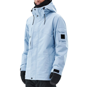 Vestes de ski OEM avec design personnalisé, tissu respirant imperméable, poignets coupe-vent, col montant, capuche et production en gros - Product Image 1