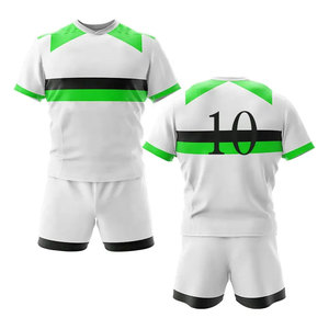 Camisetas y pantalones cortos de rugby, UNIFORMES DE EQUIPO personalizados, proveedor de ropa deportiva OEM, kits duraderos al por mayor, ajuste cómodo de secado rápido - Product Image 5