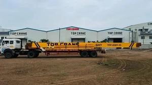 Pont roulant électrique EOT durable de 5 tonnes, moteur PLC, équipement de levage industriel aérien haute performance, entrepôt, usine, en vrac - Product Image 2