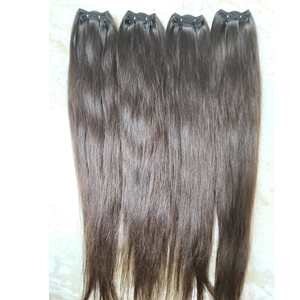 Cheveux synthétiques vierges vietnamiens en vrac paquets d'extensions de tissage de tressage légers droits naturels - Product Image 2