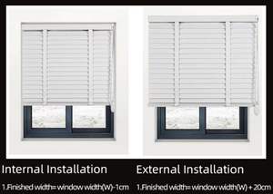 Tende Veneziane Minimaliste in <span class=keywords><strong>Legno</strong></span> o Finto <span class=keywords><strong>Legno</strong></span> PVC PS, Controllo Manuale o Motorizzato, Doghe da 5cm / 2 Pollici - Product Image 6