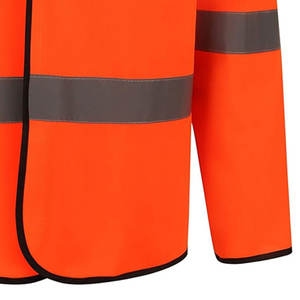 Chaleco de seguridad para el trabajo de invierno 2025 con material reflectante de alta visibilidad Logotipo personalizable Mangas completas - Product Image 5