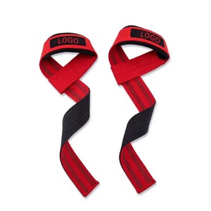 Sangles d'haltérophilie durables pour salle de sport, enveloppes de soutien de poignet pour fitness, musculation, dynamophilie, OEM, ODM, vente en gros personnalisée - Product Image 1