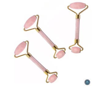 ลูกกลิ้งความงามบนใบหน้าดูแลผิวพลอยนวดหน้ากัวซาชุดลูกกลิ้งนวดพลอยธรรมชาติแท้หยกควอตซ์เป็นจำนวนมาก - Product Image 2