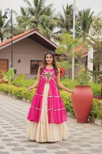 Shree Ram Creation - Vestidos Reversibles de Algodón Puro con Trabajo Gamathi, Estilo Moderno, Especiales para Navratri, para Bodas, Próximamente Disponibles! - Product Image 5