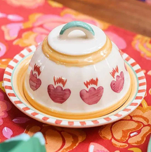 English Meadow Beurrier et Assiette en Céramique blanche Meilleures Ventes pour Restaurants et Tables de Mariage disponibles au prix de gros - Product Image 5