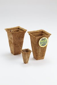 Pots en fibre de coco 100% biodégradables, idéaux pour les pépinières et le jardinage à domicile au meilleur prix, faciles à repiquer et offrant une aération parfaite - Product Image 5