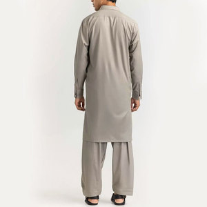 ชุดอัฟกานีผ้าฝ้ายคลาสสิกสำหรับผู้ชาย,Kameez เสื้อผ้าอิสลามชุดเดรสผ้าฝ้ายคุณภาพเยี่ยมผลิตจากปากีสถาน - Product Image 2