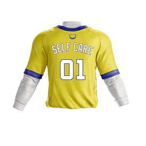 Maillot de baseball personnalisé sublimé pour hommes, pas lent, pas rapide, broderie, patch, motif à doublure, uniforme de baseball de coupe régulière - Product Image 3