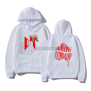 Sweat-shirt à capuche en molleton 100% coton pour femme, manches longues, couleur unie, imprimé, automne, écologique, logo personnalisé, pull-over sport - Product Image 1