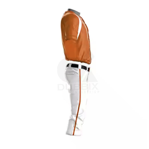 Uniforme de Béisbol Personalizado para Hombre, 100% Poliéster Antibacterial, de Alta Calidad y Bajo MOQ, con Logotipo Personalizado y Talla Personalizada - Product Image 4