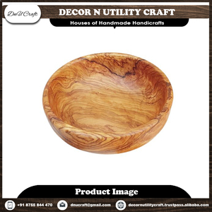 Bol à fruits en bois fait à la main multifonctionnel décoratif Sheesham bol de service de salade en bois pour la décoration bol de cuisine cadeau - Product Image 3