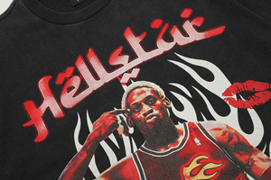 Low Moq Custom Street Fashion T-Shirts 100% Cotton Loose Extra Heavy Drop Shoulder T-Shirts, Dtg Printed Graphic T-Shirts - Product Image 5