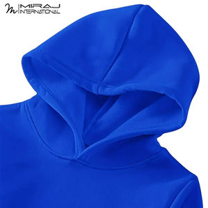 Vente en gros Pullover fermeture éclair unisexe style décontracté haute qualité coton/polaire strass Hoodies automne - Product Image 4