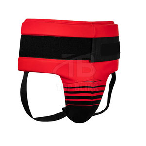 Alta calidad logotipo personalizado Kick Boxing ingle Guard precio al por mayor promocional barato nuevo diseño protector de cuero - Product Image 1