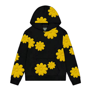 Sweats à capuche délavés à l'acide pour hommes, imprimés, tissu de qualité supérieure, fabriqués au Pakistan - Product Image 4