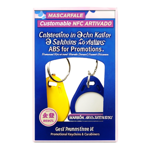 พวงกุญแจ NFC และคาราไบเนอร์แบบปรับแต่งได้ ทำจากวัสดุ ABS สำหรับโปรโมชั่น - Product Image 2