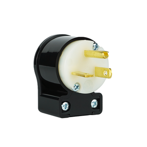 Prise de terre réutilisable à angle droit Hubbell compatible J-816, durable, NEMA 5-20P, 20A, 125VAC, homologuée CUL, protection IP20 - Product Image 3
