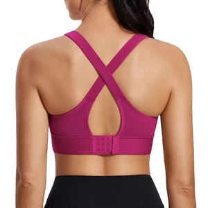 สปอร์ตบราคุณภาพสูงสำหรับผู้หญิงไซส์ใหญ่ รองรับปานกลาง น้ำหนักเบา ระบายอากาศได้ดี ต้านเชื้อแบคทีเรีย แห้งเร็ว รุ่นปรับแต่งได้ ปี 2026 - Product Image 4